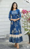 Giva Muslin Long Western Gown Dress Wholesale Clothing Suppliers In India